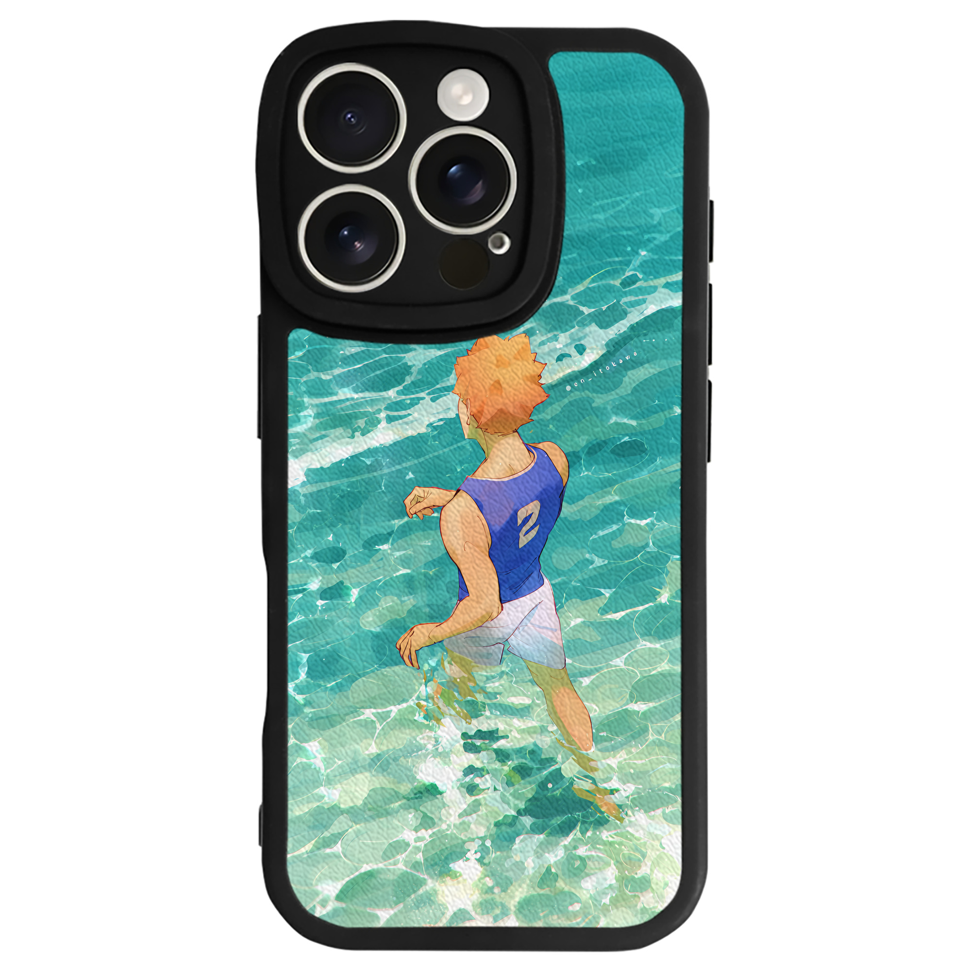 （画像用） ハイキュー!! Haikyu!! 【iPhone 16シリーズ対応】シリコンスマホケース（レザー調） 材質：シリコン